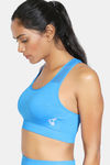 Zelocity Quick Dry Sports Bra -  French Blue — thumbnail 3